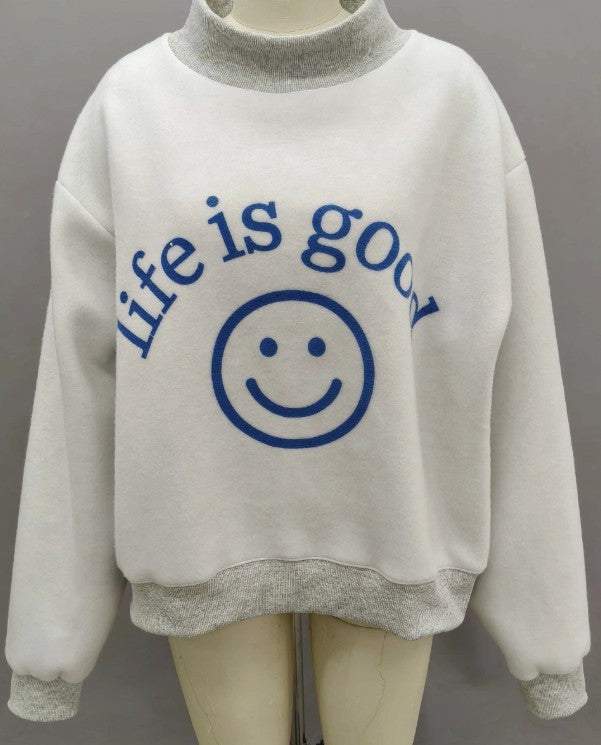 Life is Good Reversible Crew