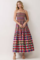 The Andie Checkered Maxi