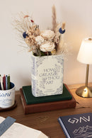 Large Book Vase, Hymnal