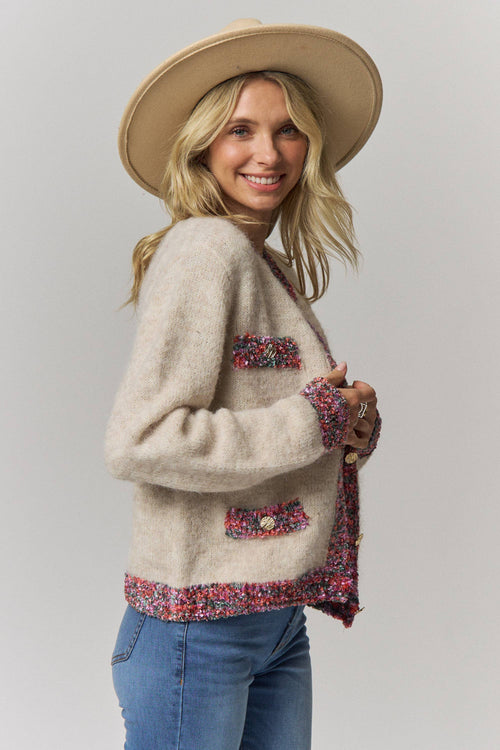 The Audrey Tweed Cardigan