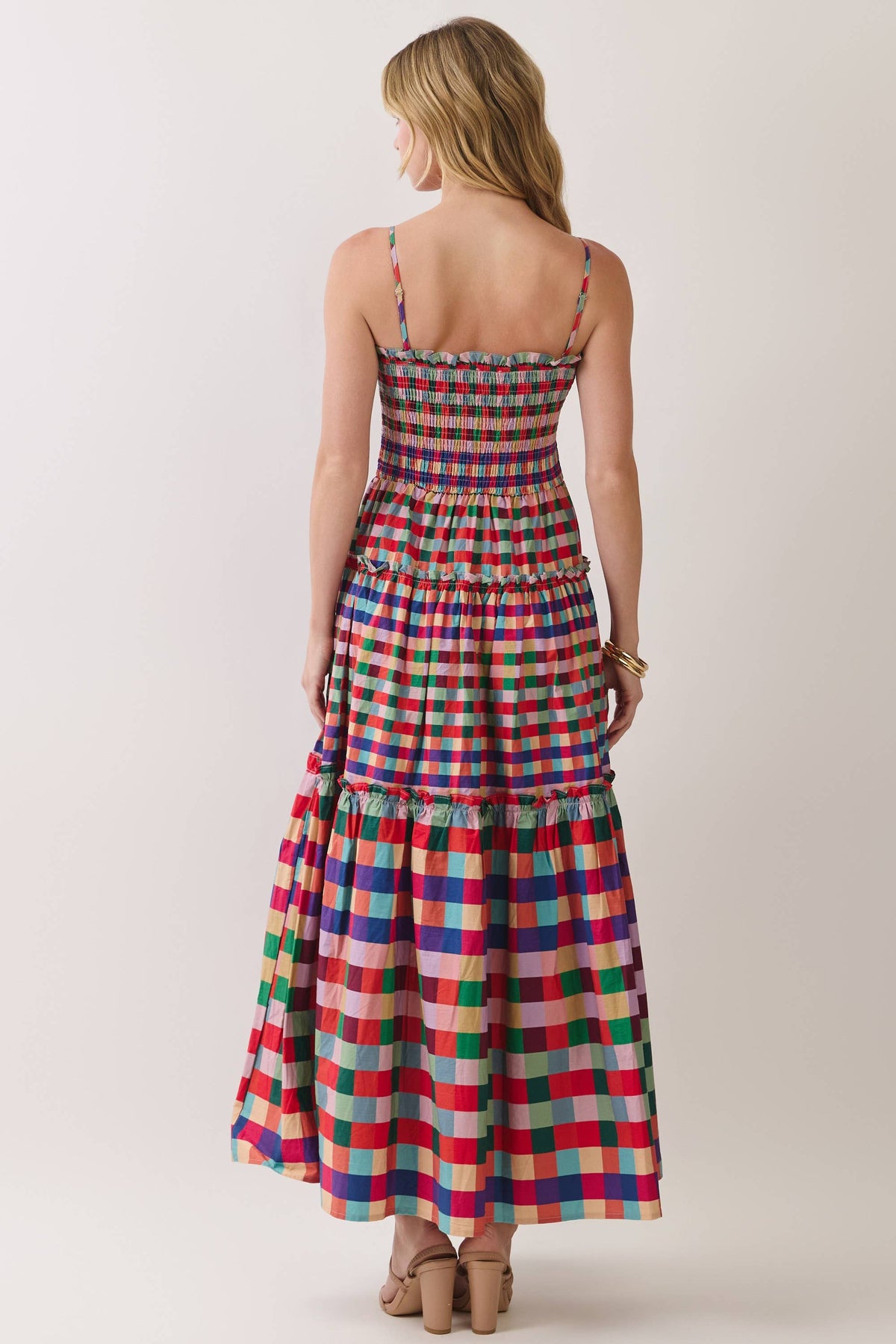 The Andie Checkered Maxi