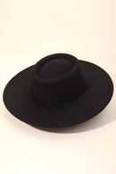 Flat Brim Pork Pie Fashion Hat