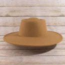 Flat Brim Pork Pie Fashion Hat