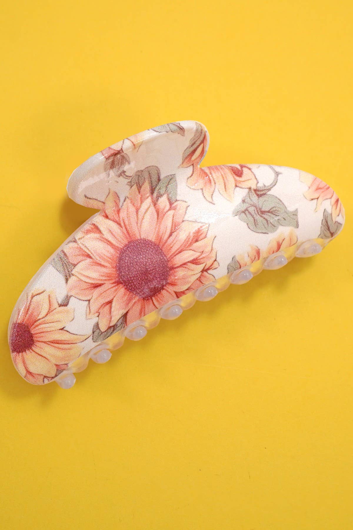 Vintage Floral Print Hair Claws | 40H1116
