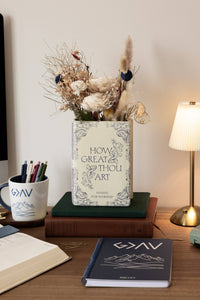 Large Book Vase, Hymnal