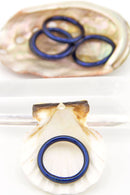 Single Thai Buddhist Temple Rings, Rush, Colorful Kumlai