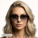 Austin - Unisex Polarized Square Sunglasses