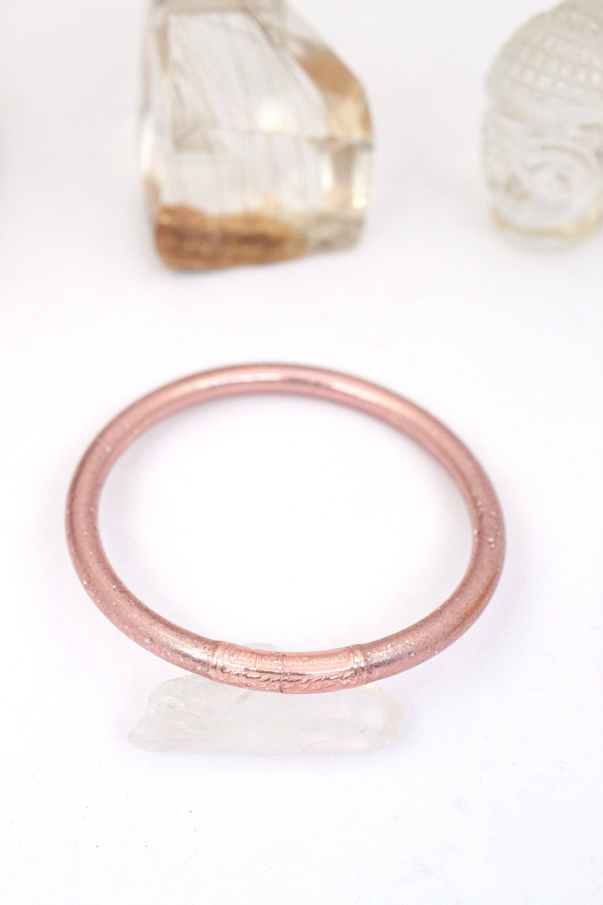 Single Rainbow Thai Buddhist Temple Bracelet, Mantra Bangle