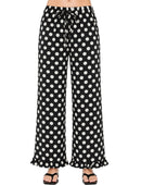 Ruffle Hem Polka Dot Pants