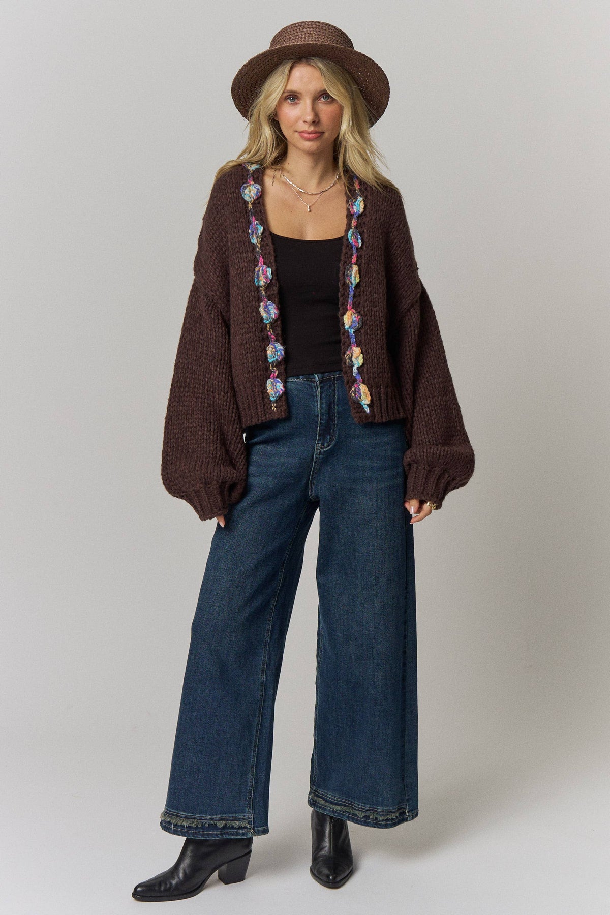 The Mabel Chunky Cardigan – Green