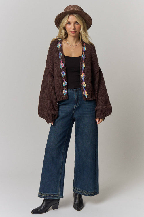 The Mabel Chunky Cardigan – Green