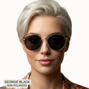 Georgie - Women's Large Round Sunglasses