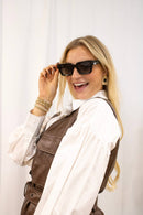 Allie - Women's Polarized Medium Rectangle Sunglasses