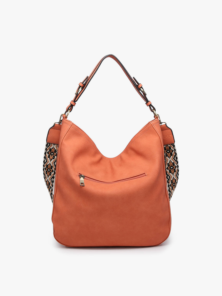 Aris Whipstitch Hobo Bag
