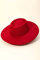 Flat Brim Pork Pie Fashion Hat