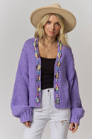 The Mabel Chunky Cardigan – Green