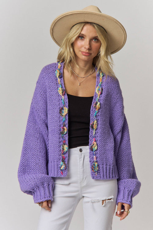 The Mabel Chunky Cardigan – Green