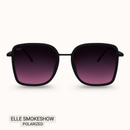 Elle - Women's Polarized Oversized Sunglasses