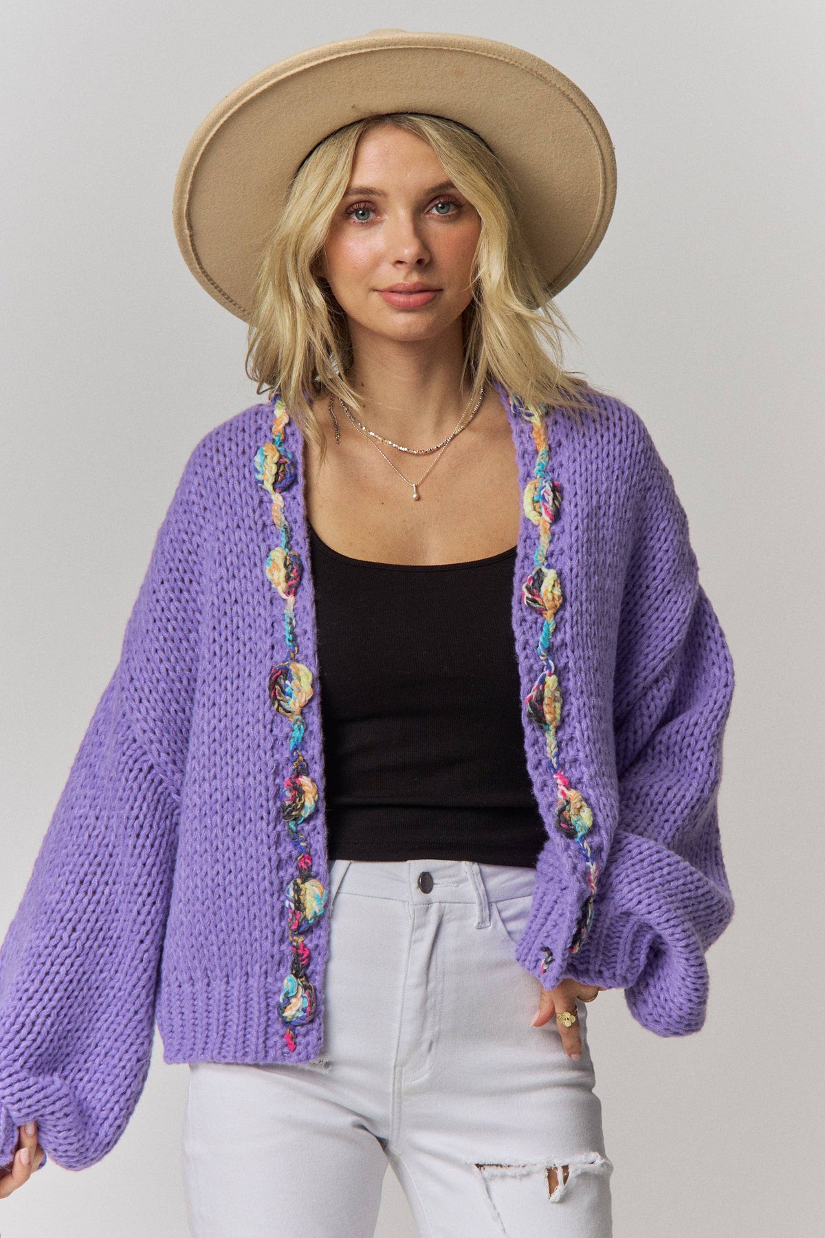 The Mabel Chunky Cardigan – Green