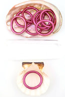 Single Thai Buddhist Temple Rings, Rush, Colorful Kumlai