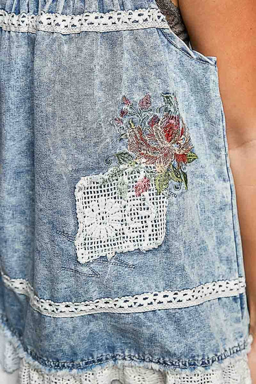 The Poppy Denim Top