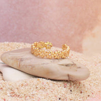 Daisy Chain Gold Adjustable Toe Ring
