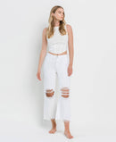 Vintage '90s Super High Rise Crop Flare Jeans