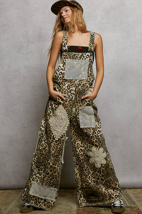 Lola Leopard Overalls