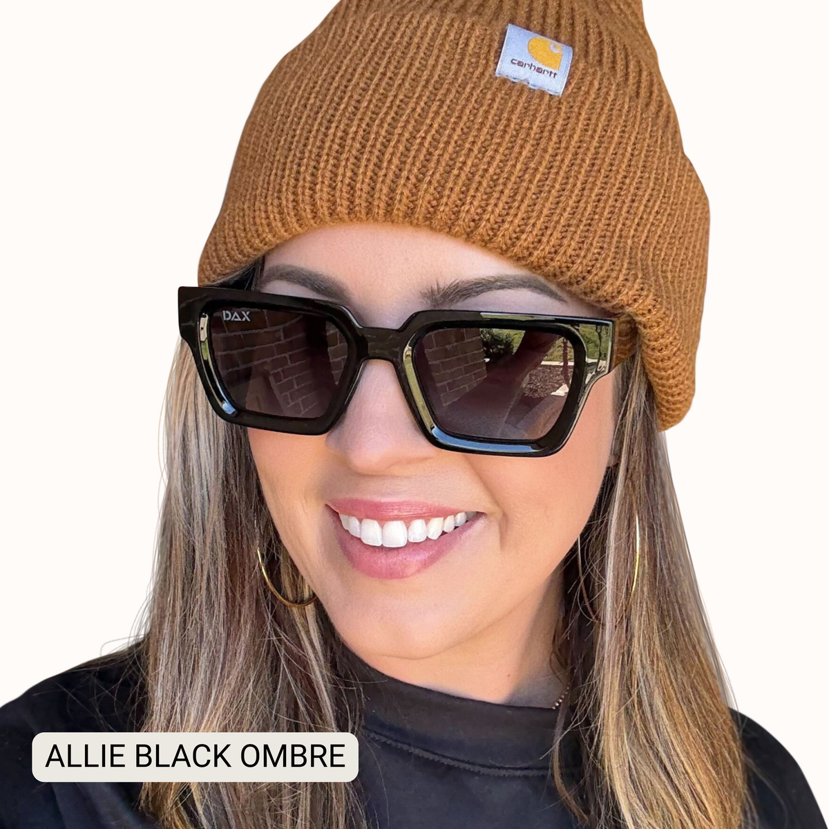 Allie - Women's Polarized Medium Rectangle Sunglasses