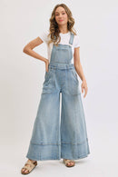The Sedona Wide-Leg Denim Overalls