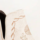 Loyal West Southwest Booties – White