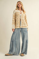 Voluminous Tiered Wide Silhouette Tencel Pant