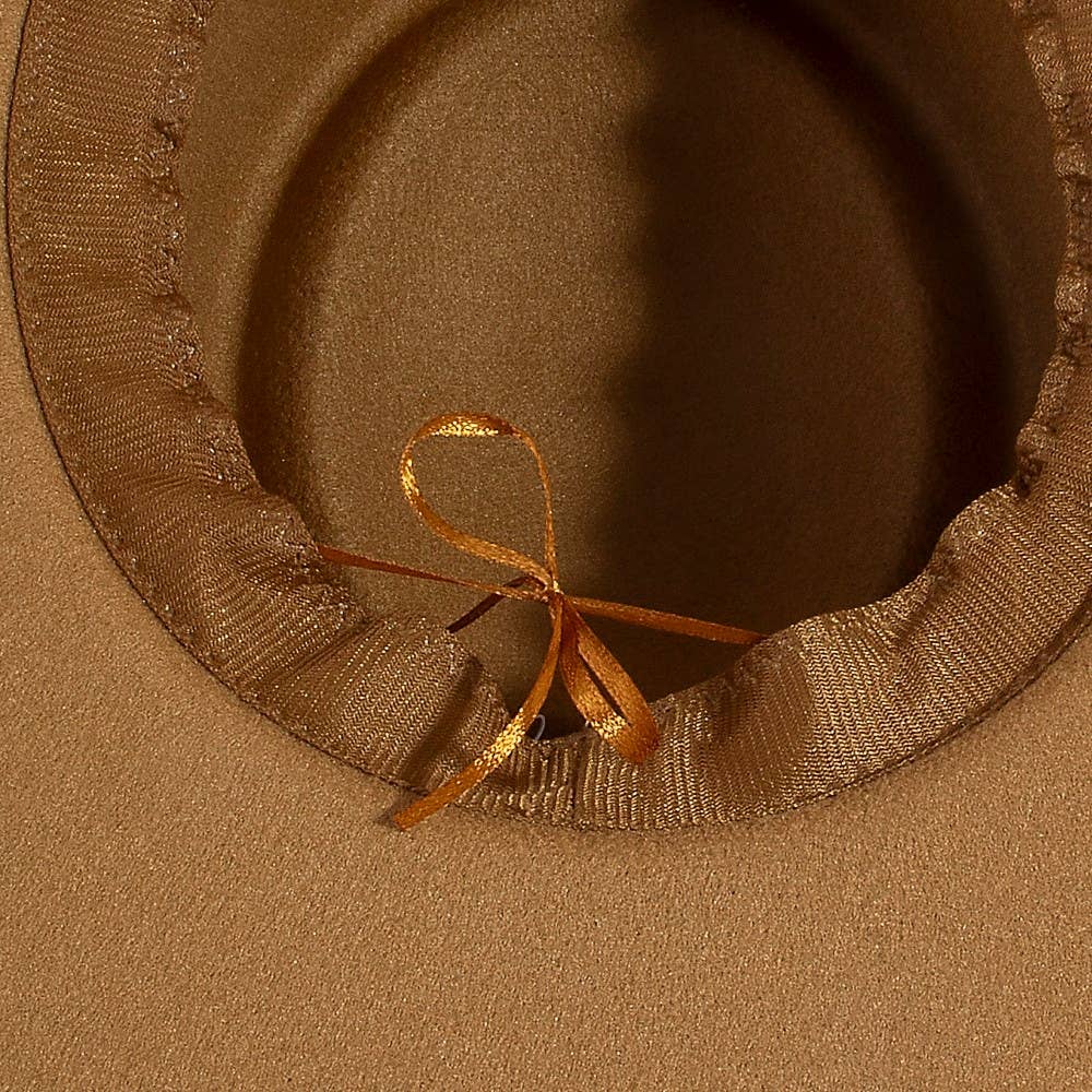 Flat Brim Pork Pie Fashion Hat
