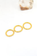 Single Thai Buddhist Temple Rings, Rush, Colorful Kumlai