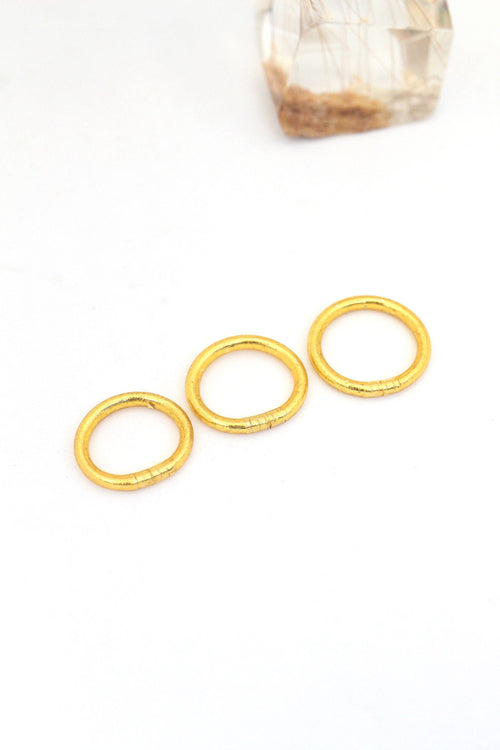 Single Thai Buddhist Temple Rings, Rush, Colorful Kumlai