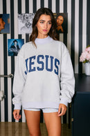 Jesus & God Is Good Reversible Sweatshirt