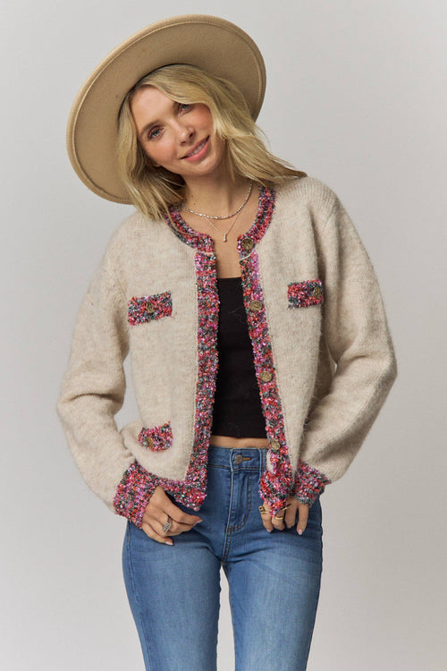 The Audrey Tweed Cardigan