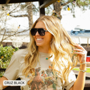 Cruz - Unisex Aviator Sunglasses – Polarized Hair-Friendly