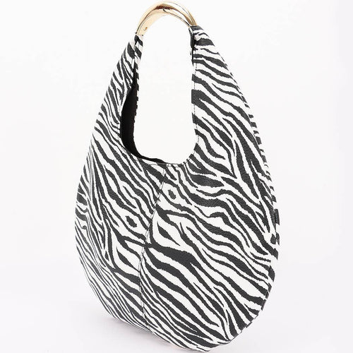 Zebra Hobo Bag