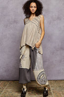 V-Neck Babydoll Knit Top