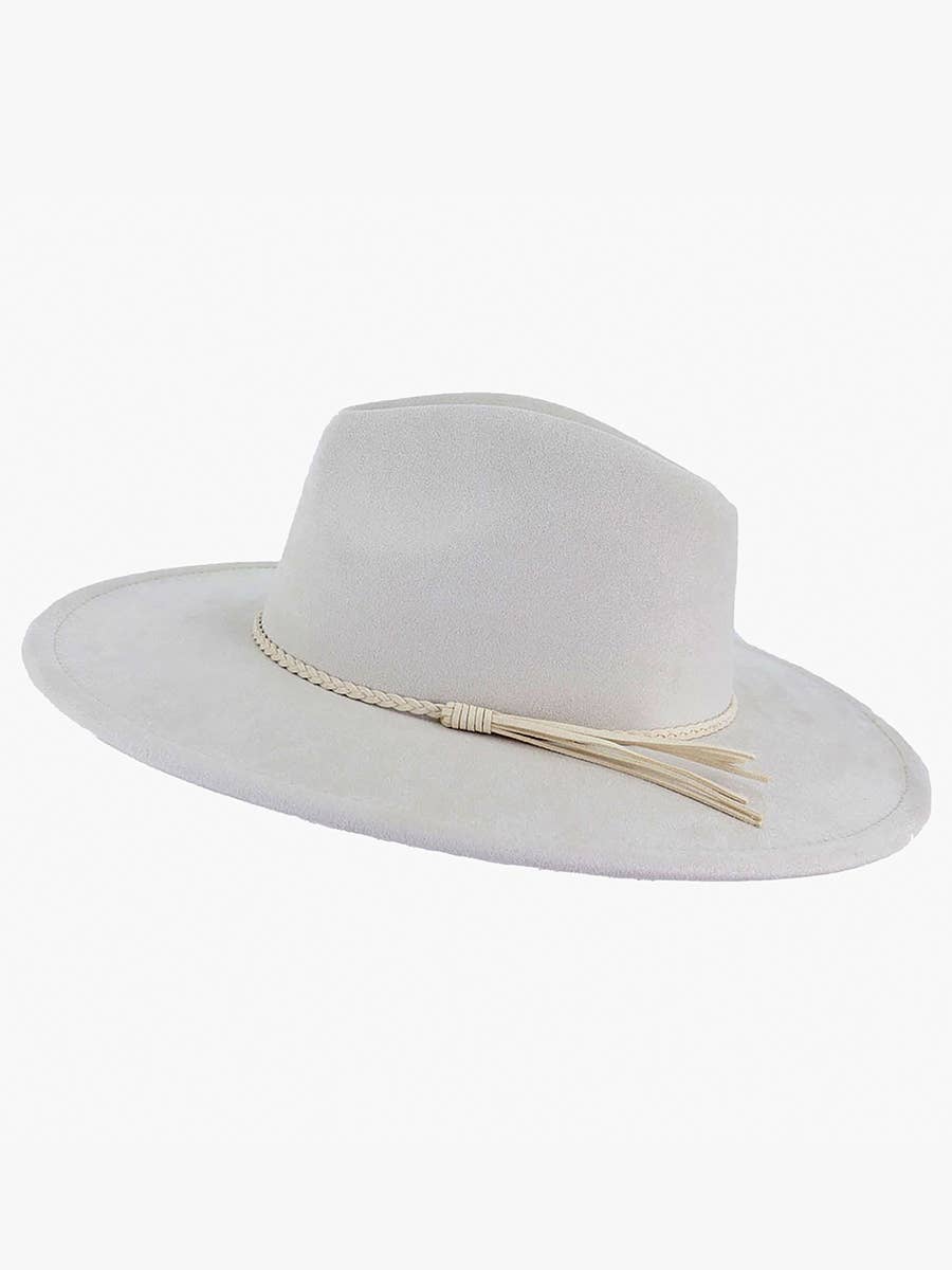 Atlas Faux Suede Fedora
