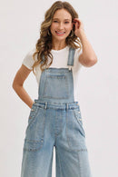 The Sedona Wide-Leg Denim Overalls
