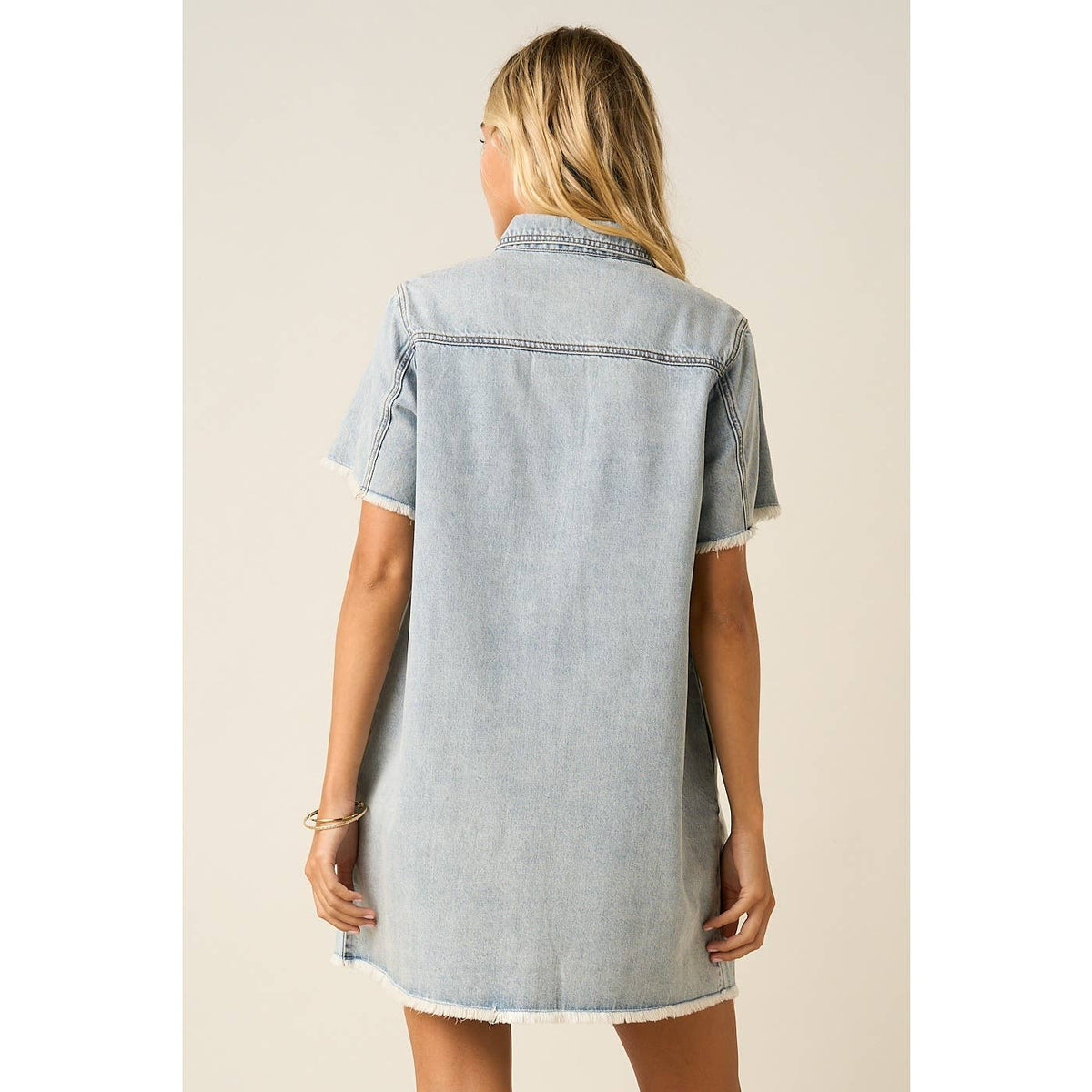 The Lexi Denim Shirt Dress