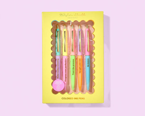 Pen Set - Motivational - Affirmations - 5 Piece Set