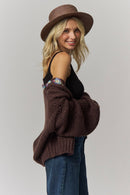 The Mabel Chunky Cardigan – Green
