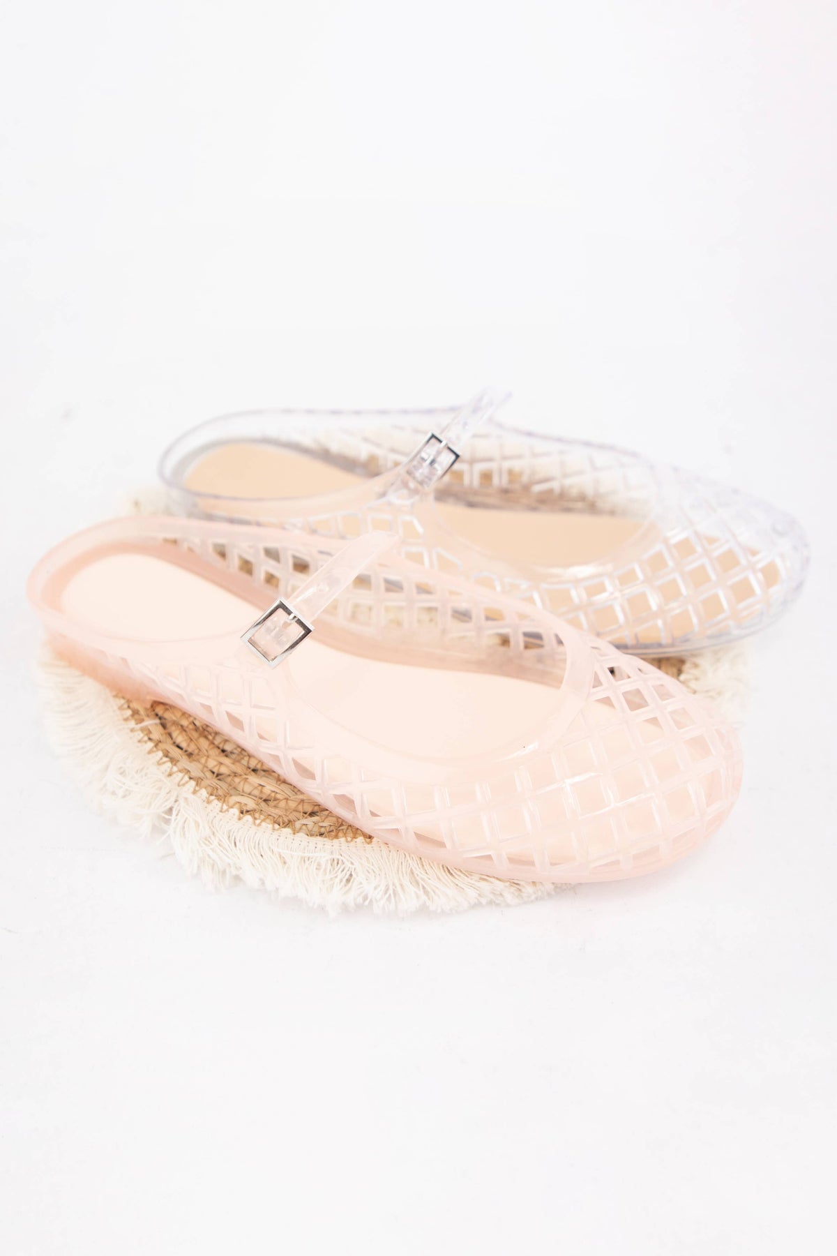 Nemo Jelly Mary Jane Flats – Brown