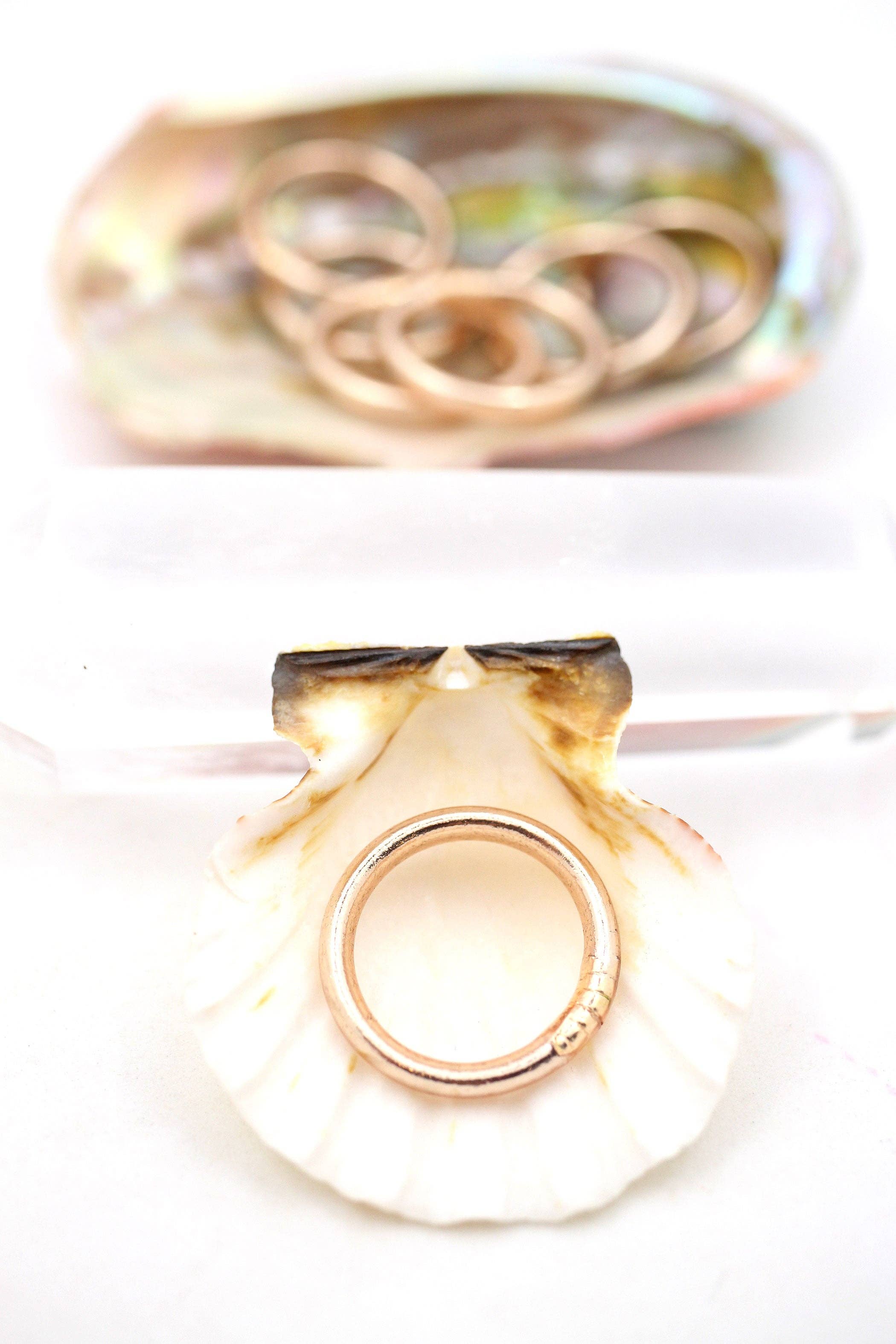 Single Thai Buddhist Temple Rings, Rush, Colorful Kumlai