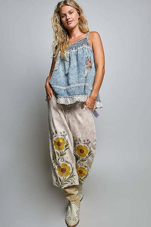 The Poppy Denim Top