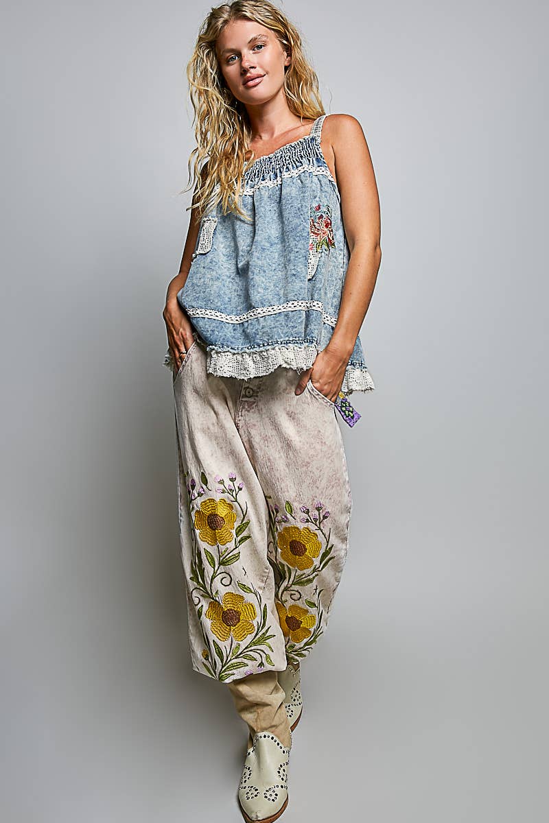 The Poppy Denim Top