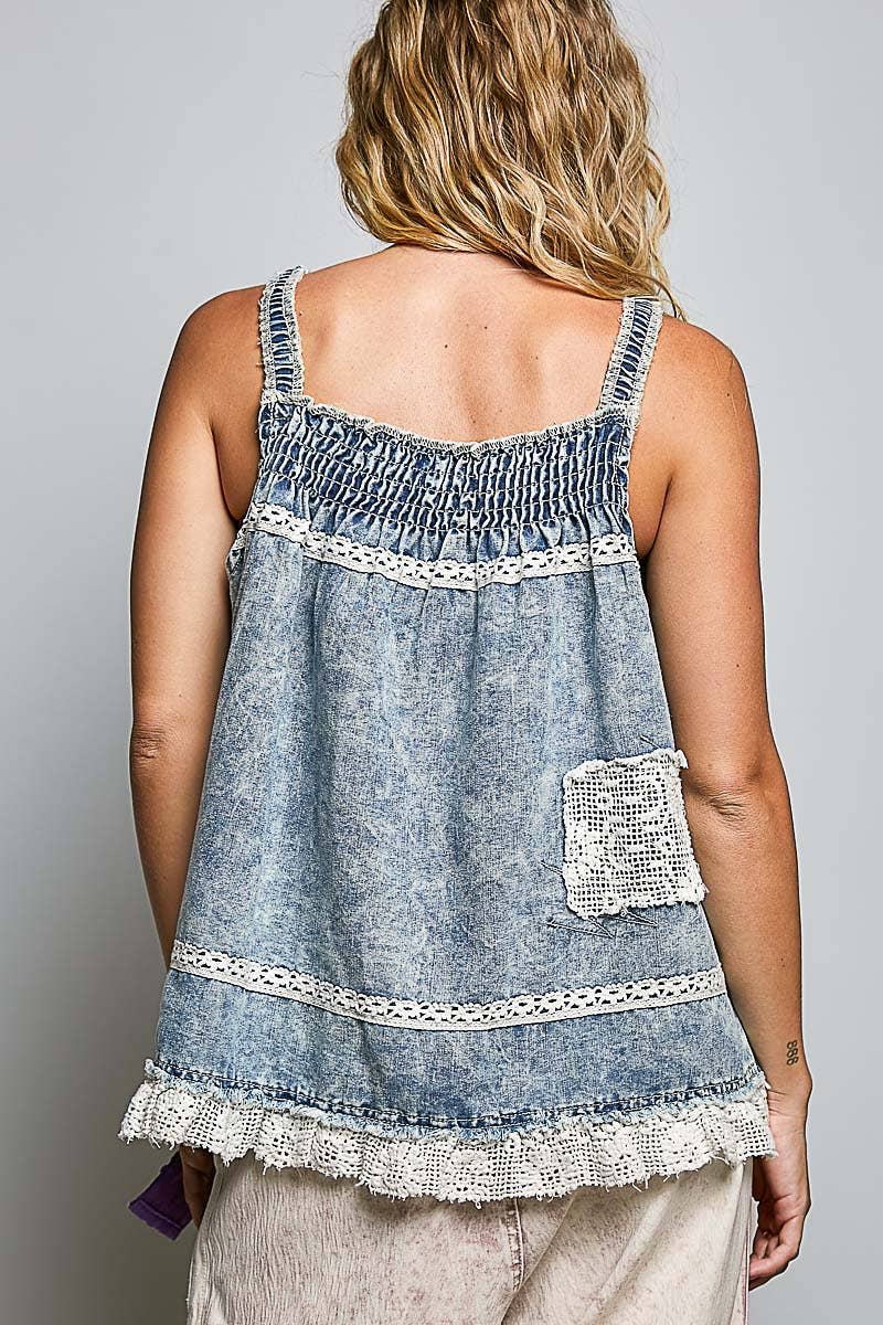 The Poppy Denim Top